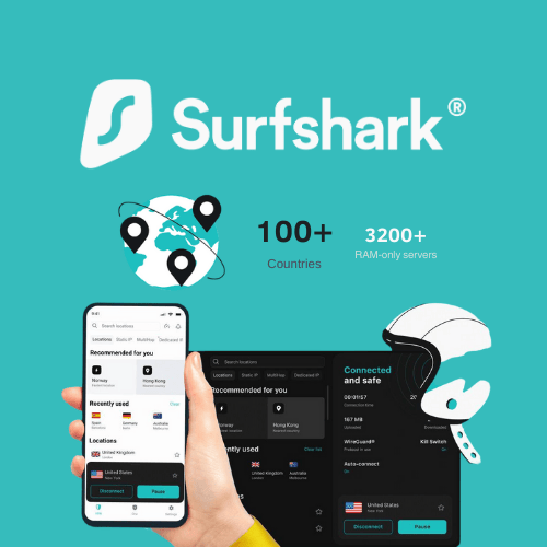 Key kích hoạt Surfshark VPN Stater 3 tháng không giới hạn thiết bị