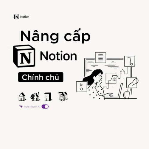 Mua tài khoản Notion Plus chính chủ
